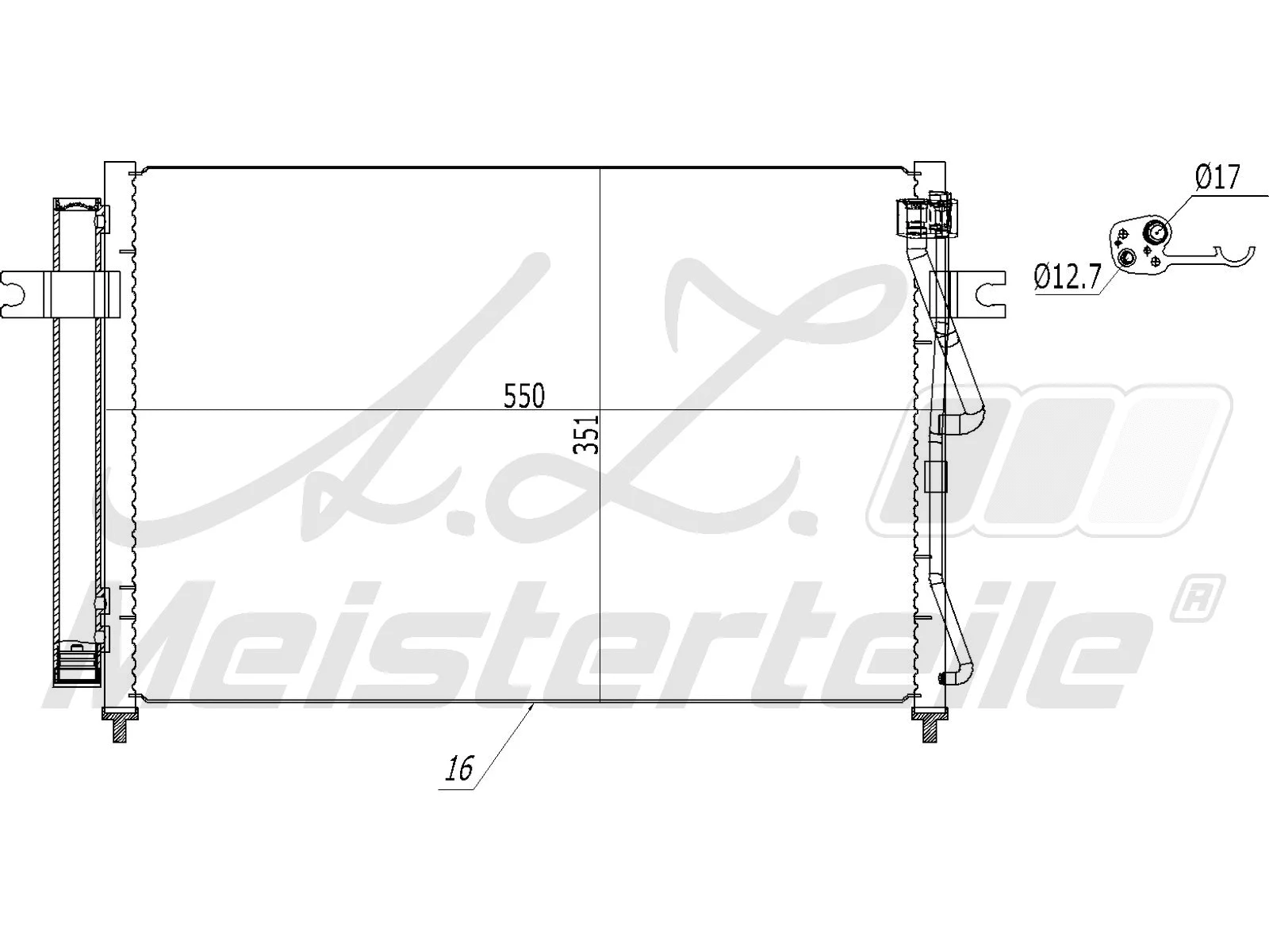 Condenser, air conditioning (AZMT-45-030-1392)