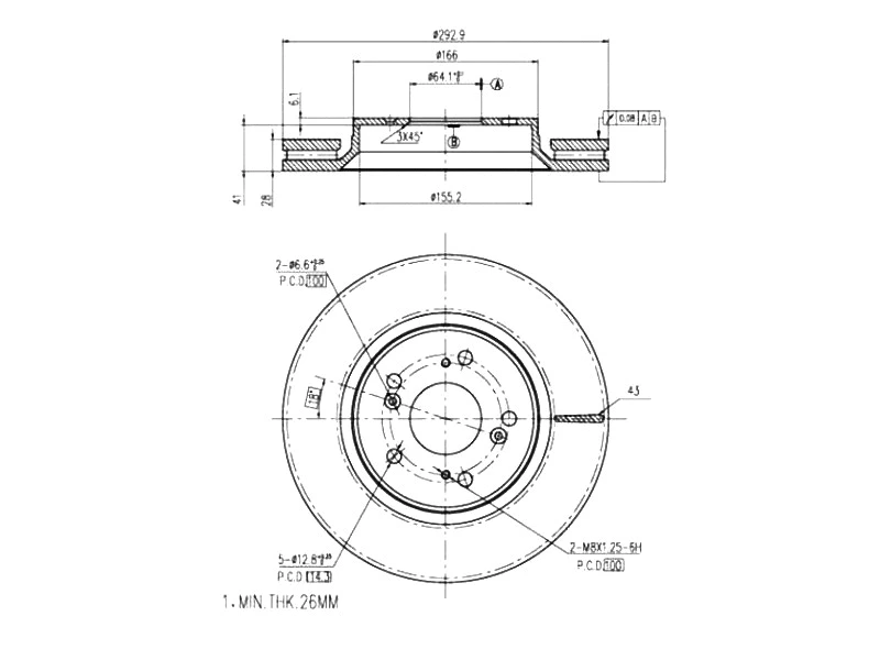 Brake Disc (AZMT-44-024-1402)