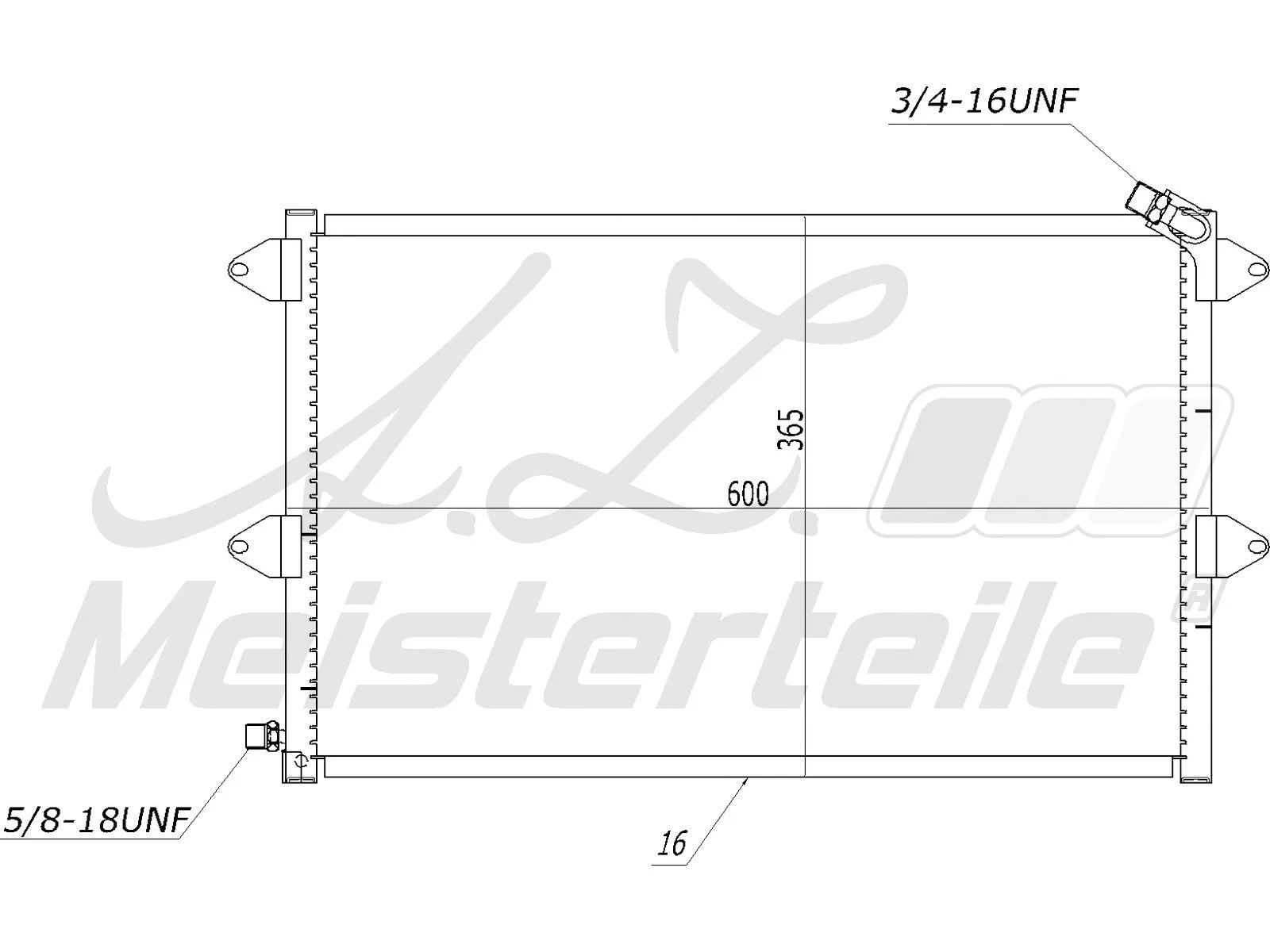 Condenser, air conditioning (AZMT-45-030-1056)