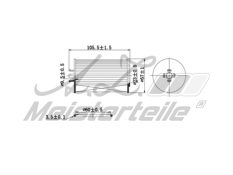 Oil Filter (AZMT-41-040-1338)