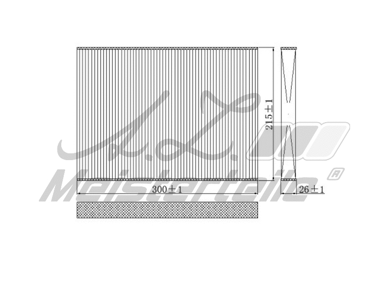 Filter, cabin air (AZMT-41-010-1780)