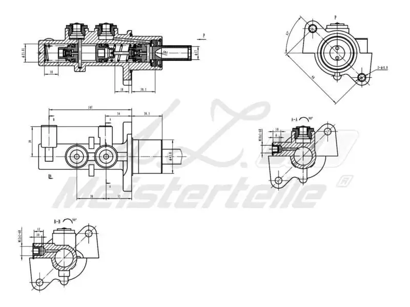 Brake Master Cylinder (AZMT-44-110-1010)
