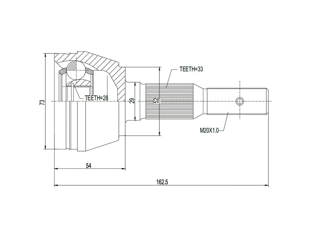 Joint Kit, drive shaft (AZMT-43-030-1082)
