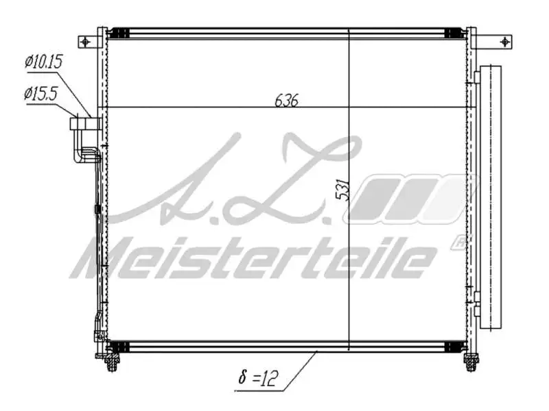 Condenser, air conditioning