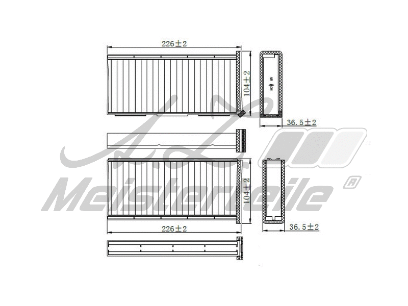 Filter, cabin air (AZMT-41-010-1604)