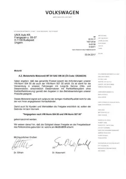 Engine Oil (MT-8V 5W-30 1L)