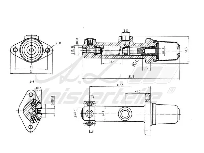 Brake Master Cylinder (AZMT-44-110-1037)