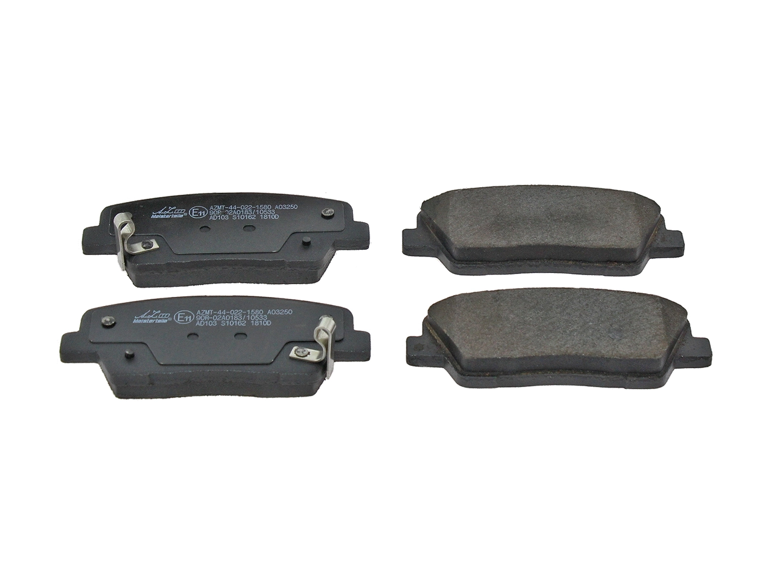 Brake Pad Set, disc brake (AZMT-44-022-1580)