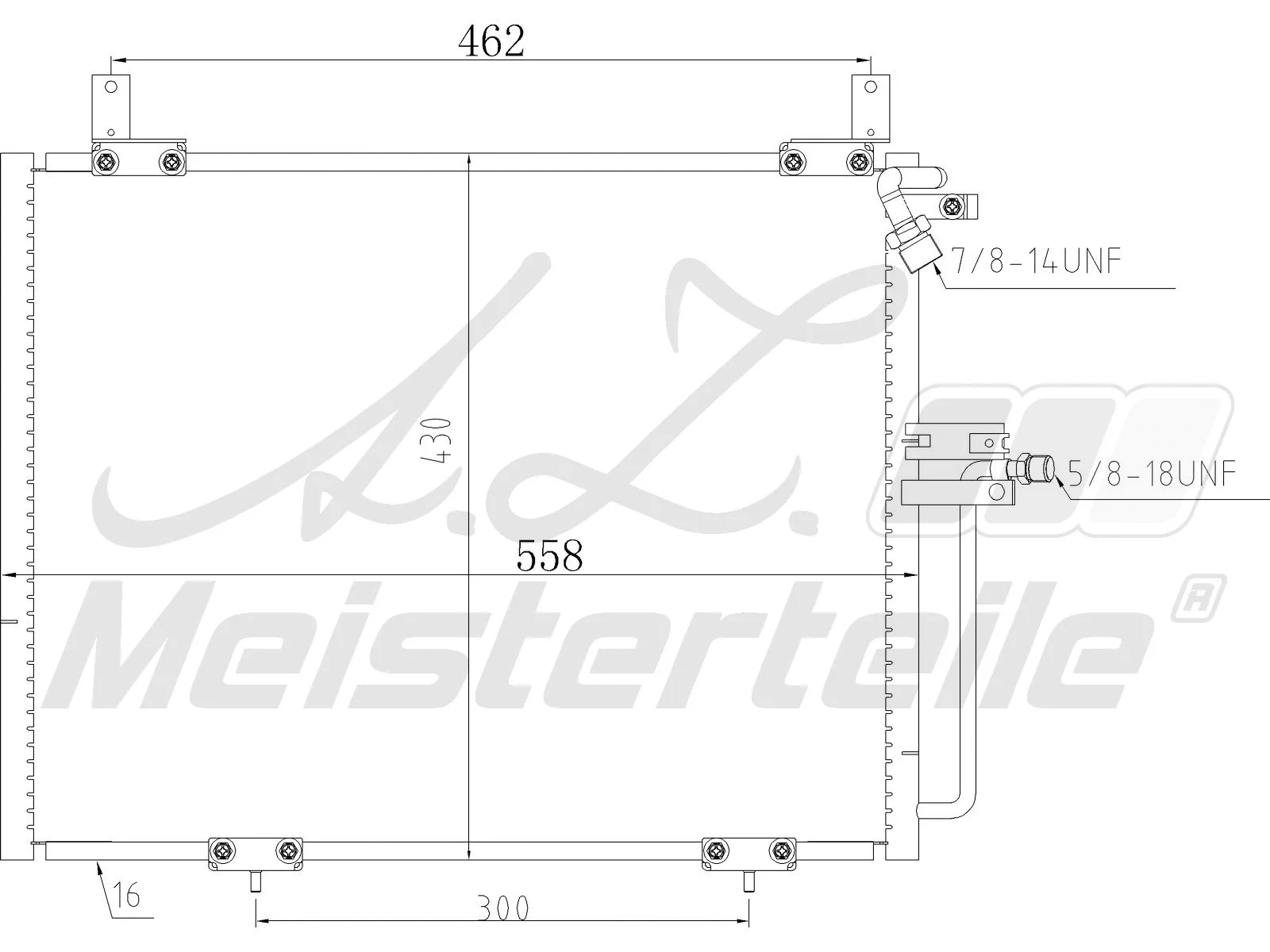 Condenser, air conditioning (AZMT-45-030-1592)