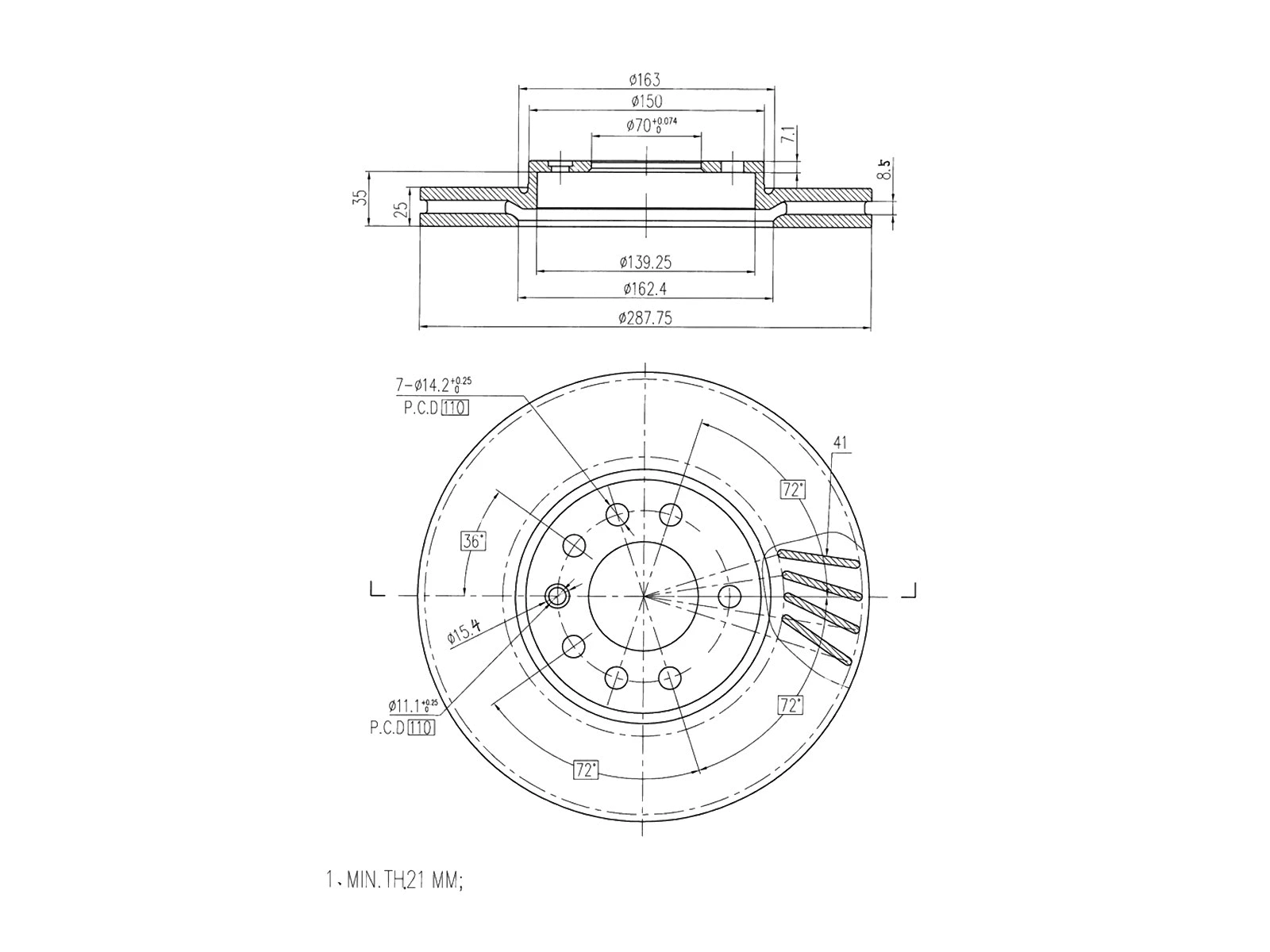 Brake Disc (AZMT-44-024-1499)
