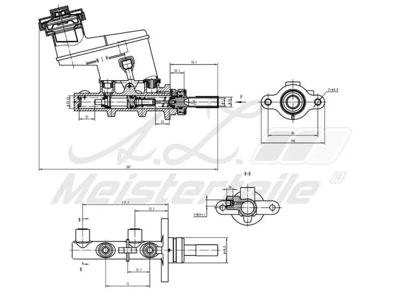 Brake Master Cylinder (AZMT-44-110-1112)