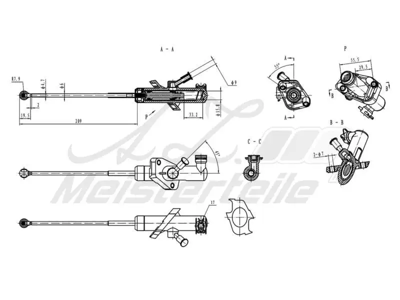 Master Cylinder, clutch