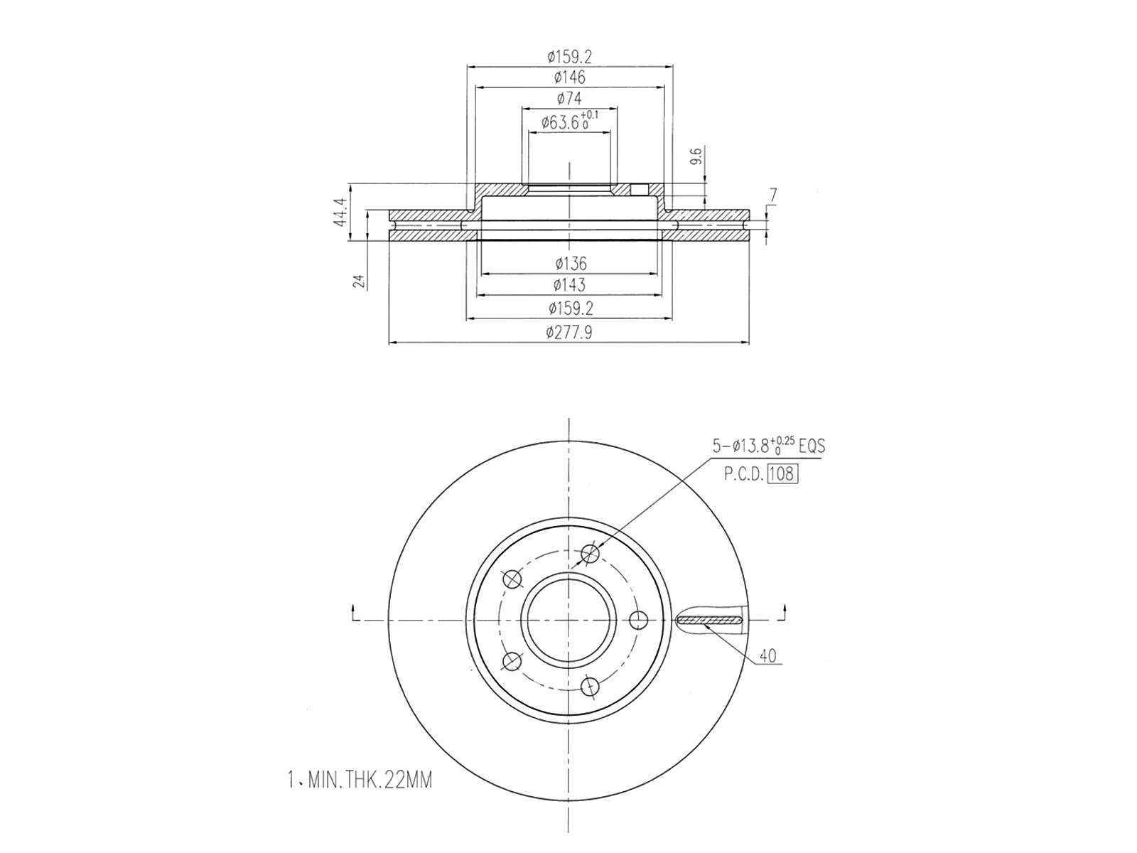 Brake Disc (AZMT-44-024-1103)
