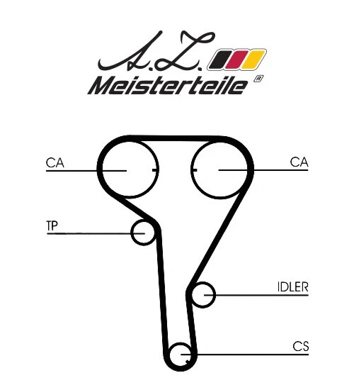 Timing Belt Kit (AZMT-30-058-2012WP)