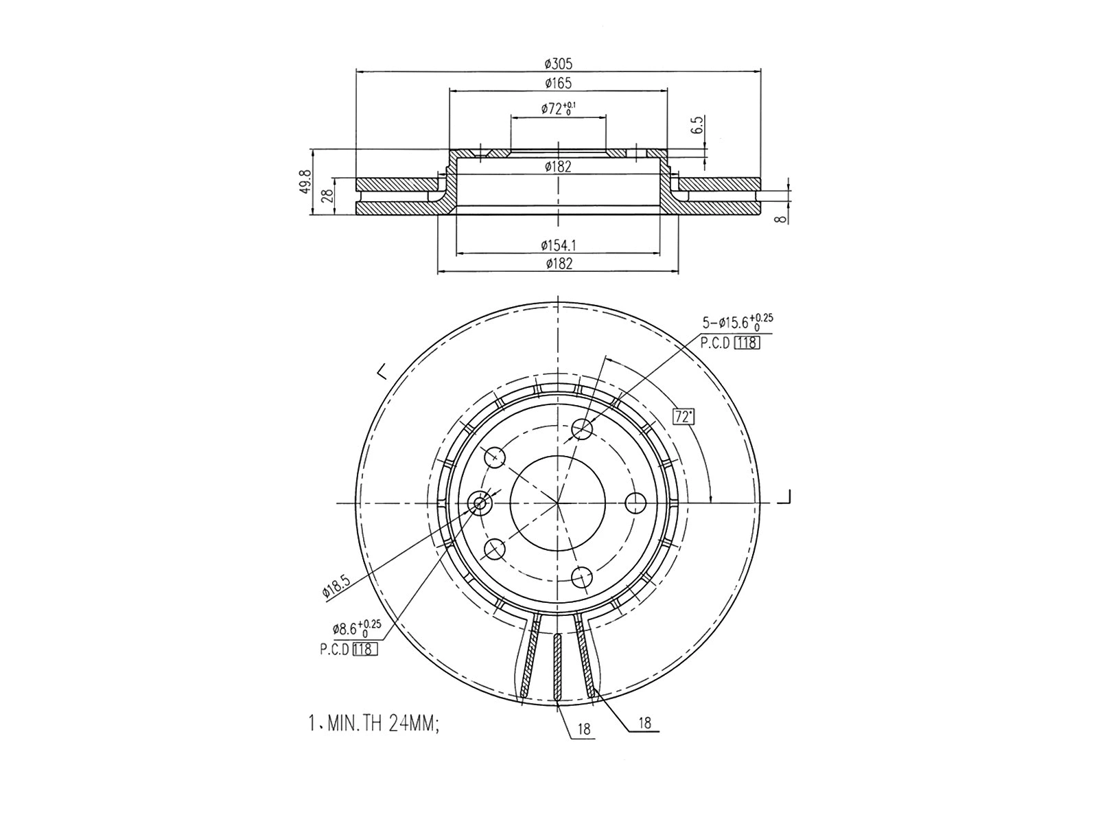 Brake Disc (AZMT-44-024-1117)