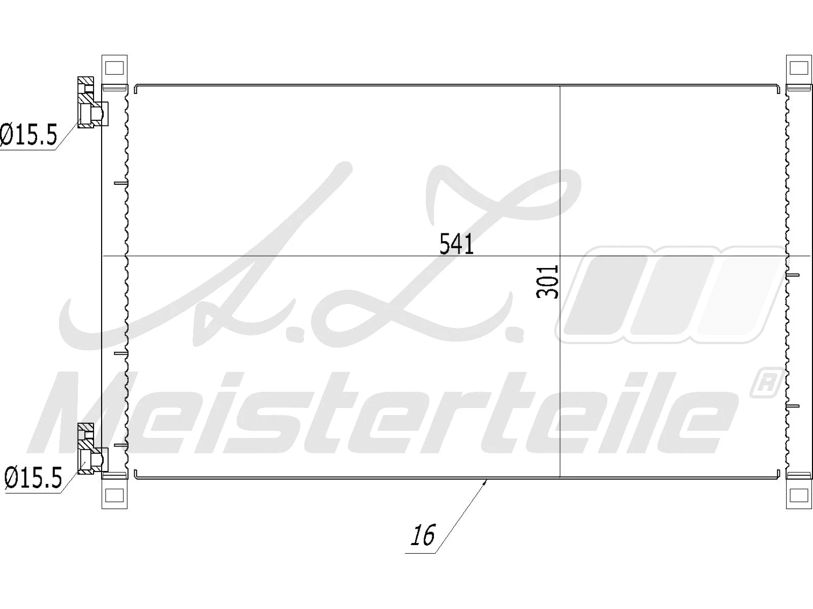 Condenser, air conditioning (AZMT-45-030-1187)
