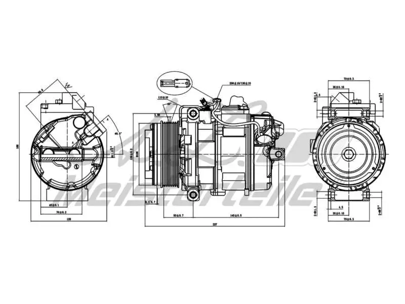 Compressor, air conditioning (AZMT-45-041-1112)