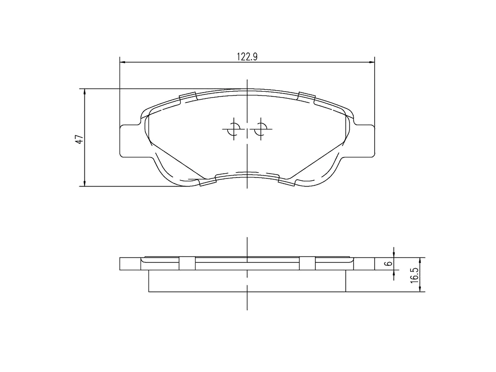 Brake Pad Set, disc brake (AZMT-44-022-1221)