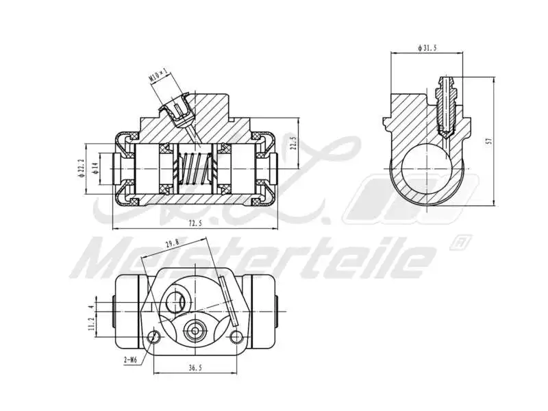 Wheel Brake Cylinder