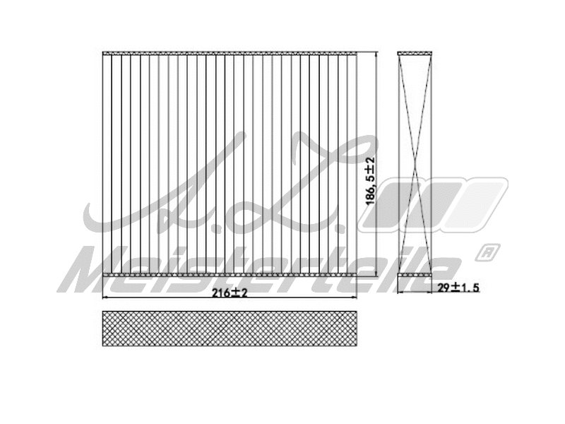 Filter, cabin air (AZMT-41-010-1627)