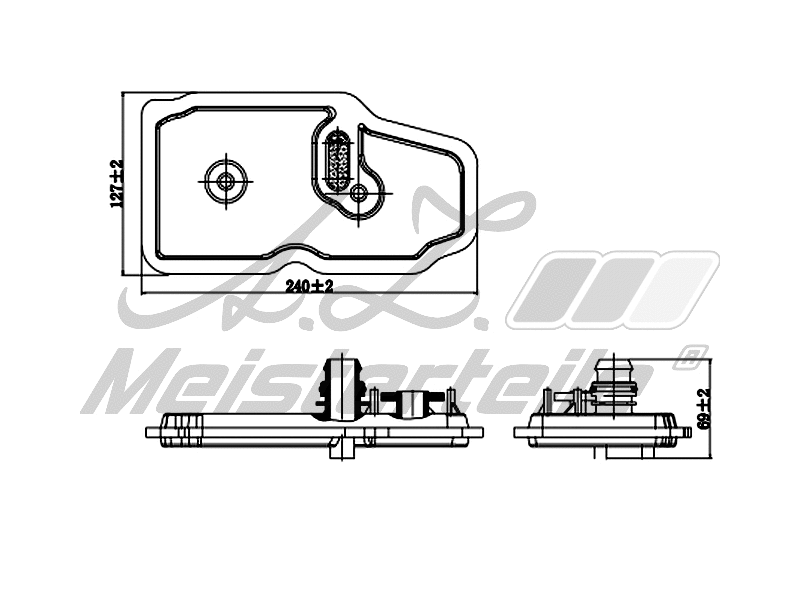 Hydraulic Filter, automatic transmission