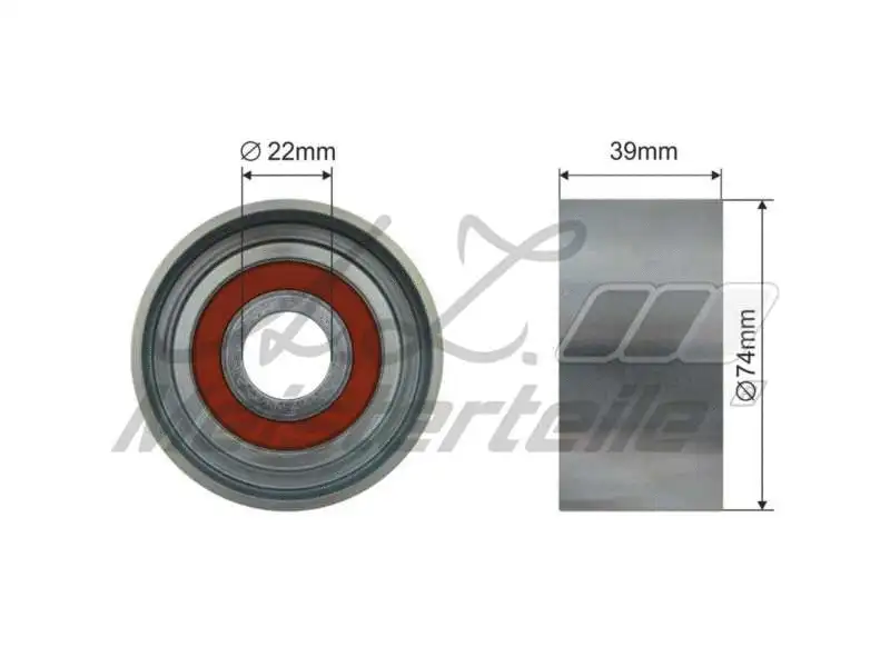 Deflection/Guide Pulley, V-ribbed belt (AZMT-20-031-2200)