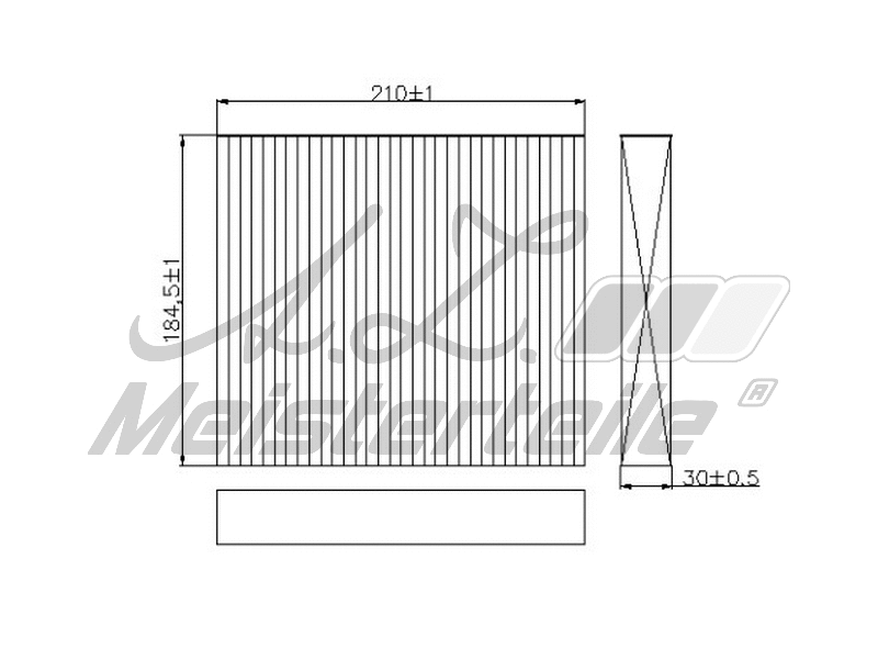 Filter, cabin air (AZMT-41-010-1737)