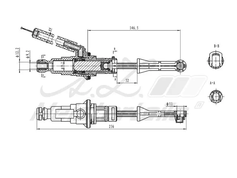 Master Cylinder, clutch (AZMT-47-030-1029)