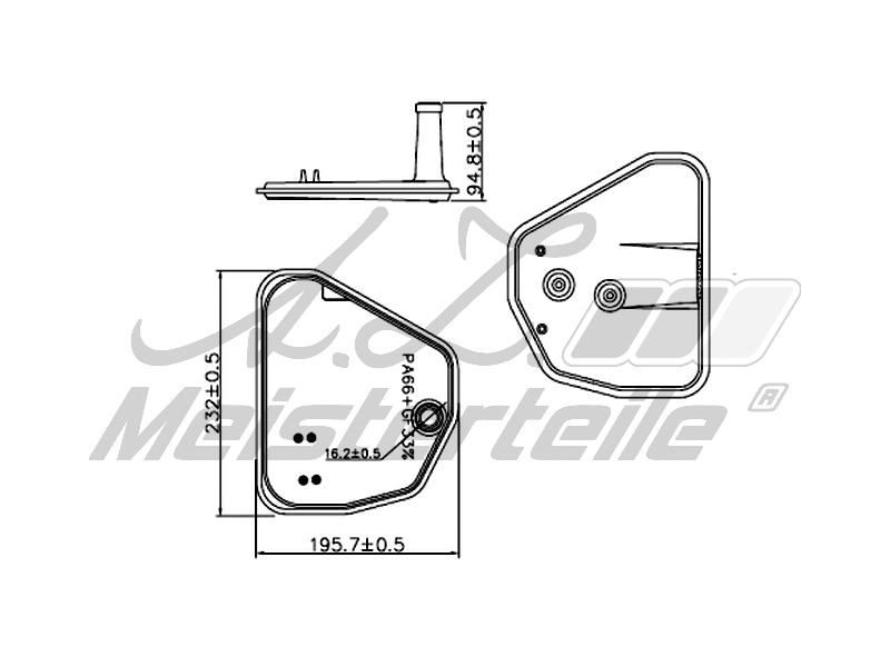 Hydraulic Filter, automatic transmission