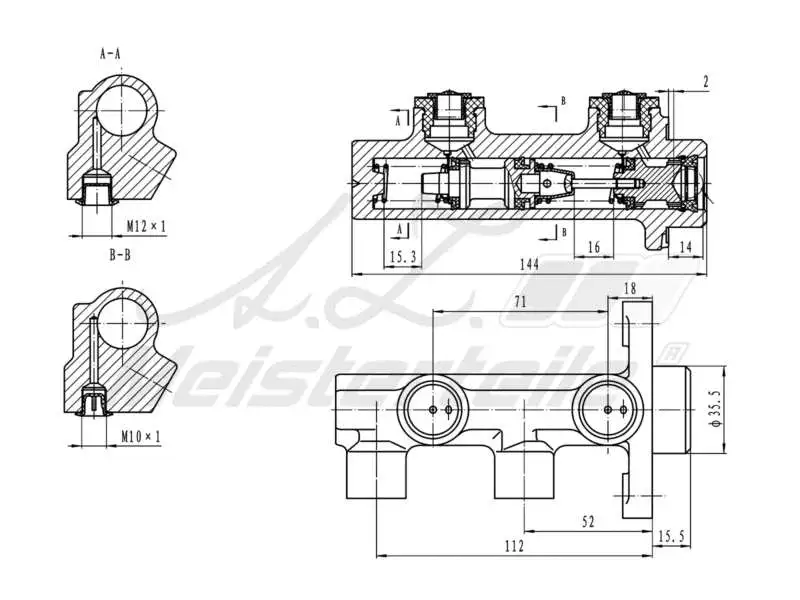 Brake Master Cylinder (AZMT-44-110-1059)