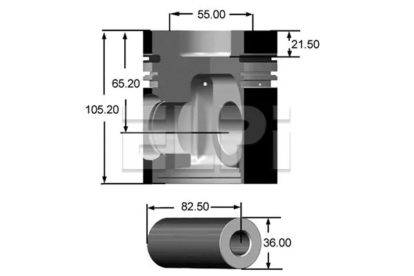 Piston (LP181 3011 STD)