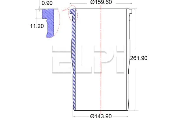 Cylinder Sleeve (LP180 3435)