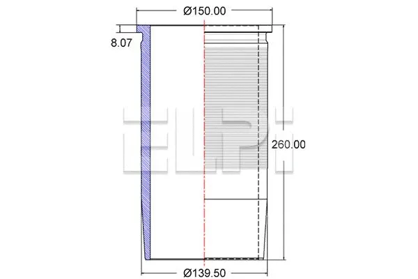 Cylinder Sleeve (LP180 2820)