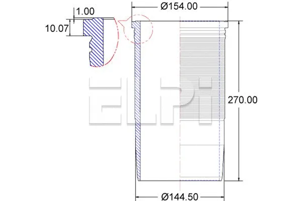 Cylinder Sleeve (LP180 2828)