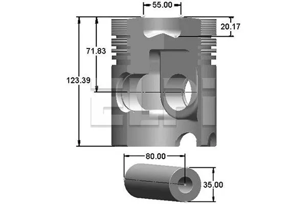 Piston (LP181 4912 STD)