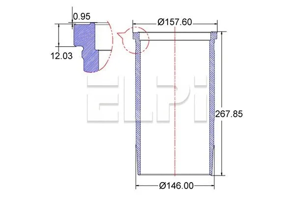 Cylinder Sleeve (LP180 2234)