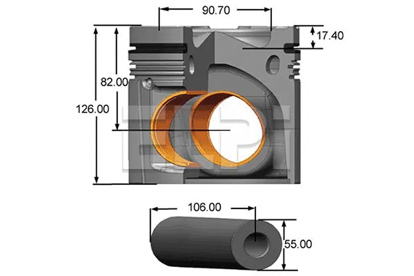Piston (LP181 2245 STD)