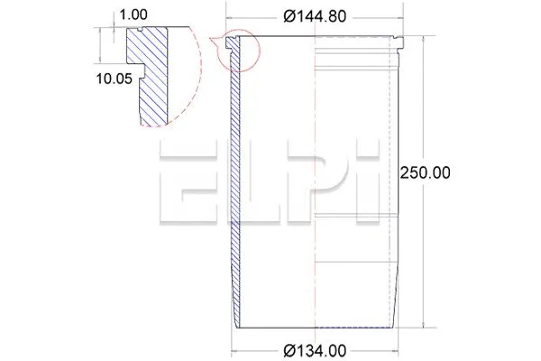 Cylinder Sleeve (LP180 2620)