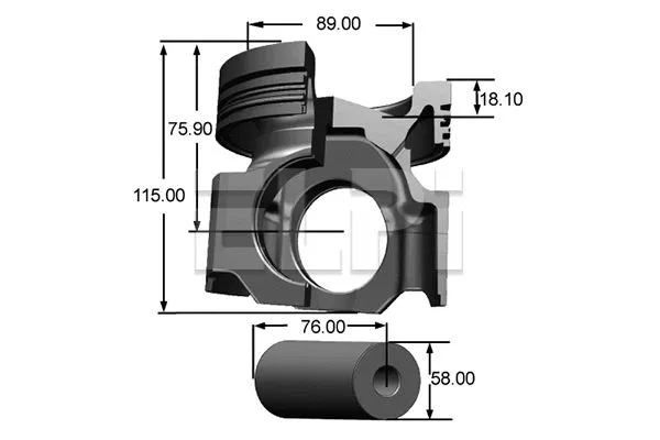 Piston (LP181 3435 STD)