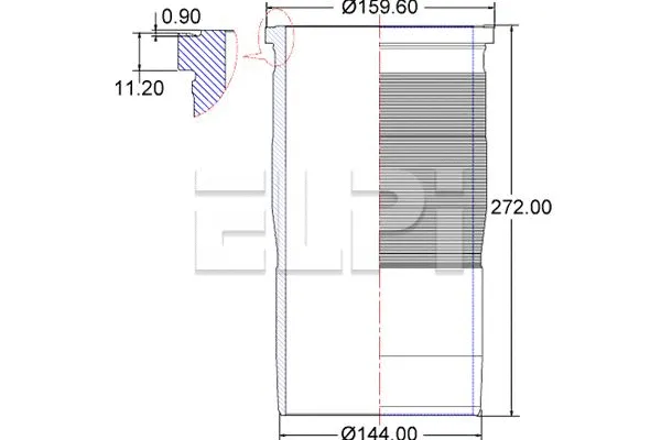 Cylinder Sleeve (LP180 3433)