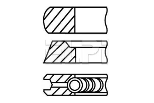 Piston Ring Kit (LP182 3327 STD)
