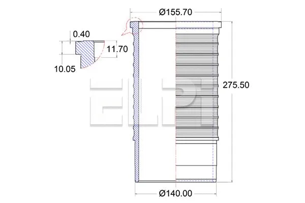 Cylinder Sleeve (LP180 3343)