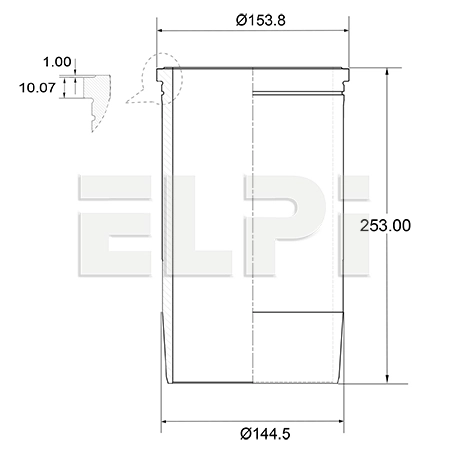 Cylinder Sleeve (LP180 3030)