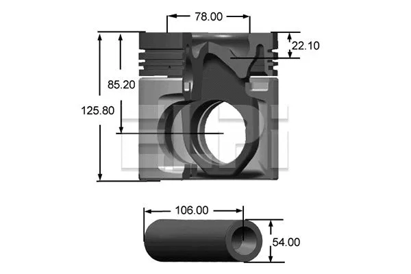 Piston (LP181 3332 STD)