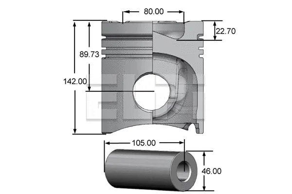 Piston (LP181 2831 STD)