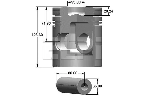 Piston (LP181 4911 STD)