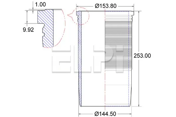 Cylinder Sleeve (LP180 3026)