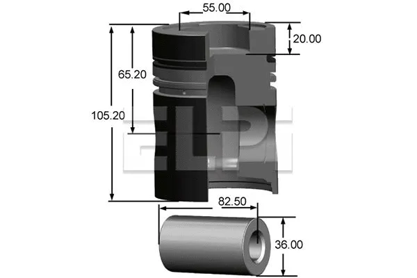 Piston (LP181 3012 STD)