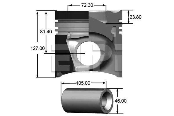 Piston (LP181 3033 STD)