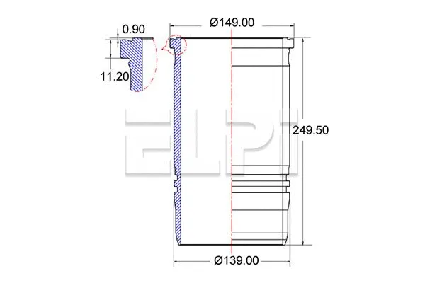 Cylinder Sleeve (LP180 3228)